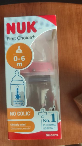 Biberón NUK First Choice+ 0-6m