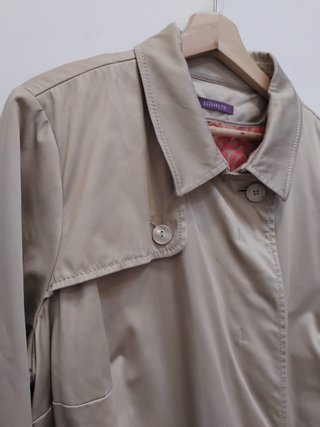 Gabardina Beige Elisabeth con Forro Desmontable Ac