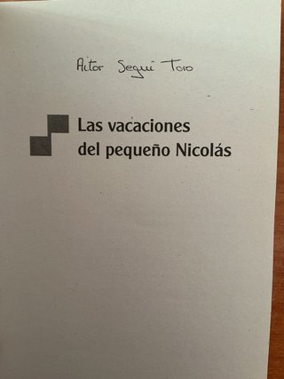 Pack 2 libros del pequeño Nicolás