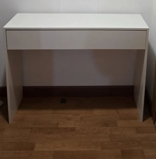 Ingresso bianco con cassetto 76x100x30 cm