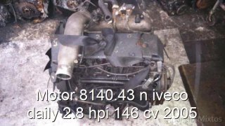 Motor 8140.43 n iveco daily 2.8 hpi 146 cv 2005
