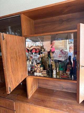 Mueble salon mueble bar mid century años 70