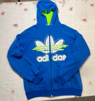 Chaqueta azul adidas talla S unisex