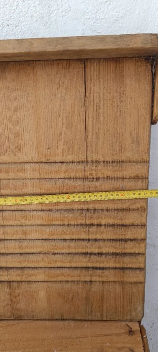 Tablas de lavar de madera antigua.