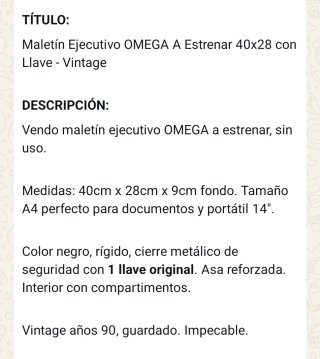 Maletín Ejecutivo vintage