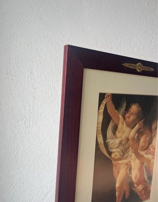 Cuadro antiguo de angelitos