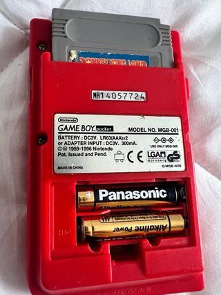 Nintendo Game Boy Pocket MGB-001 + gioco + custodia originale