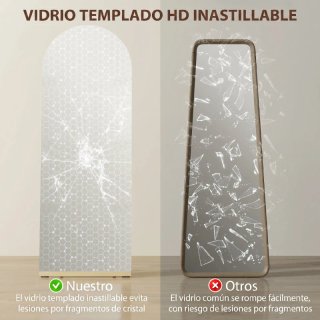 Specchio a figura intera curvo 160x50 cm