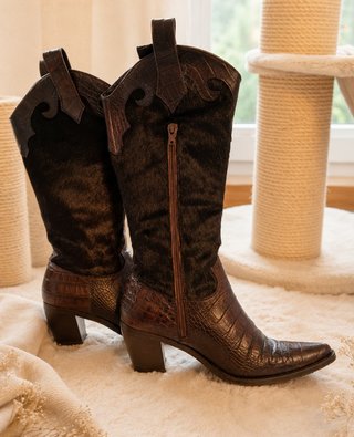 Botas Pertini cowboy western piel t36