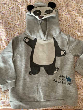 Sudadera con gorro 3-4 años