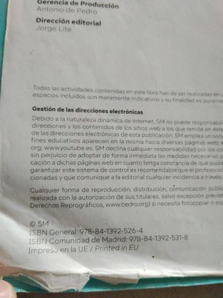 Libro de matemáticas