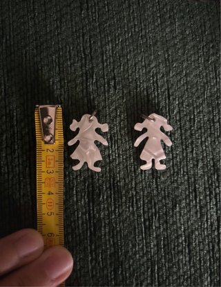 Colgantes niña nacar