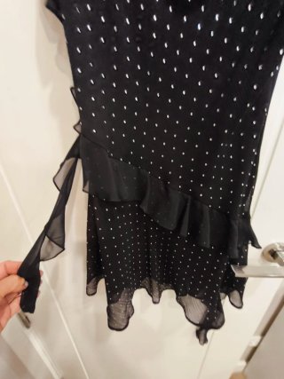 Vestido fiesta con pedrería