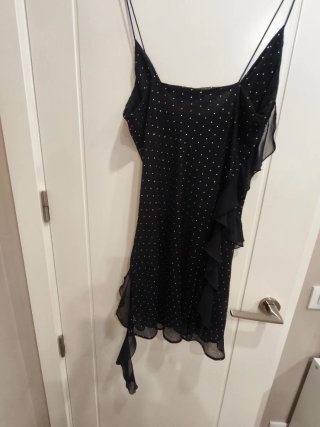 Vestido fiesta con pedrería