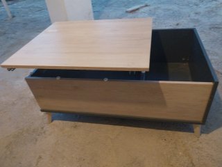 Mesa de centro elevable