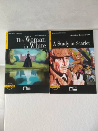 INGLÉS: 8 libros con CD nivel B1 y B2