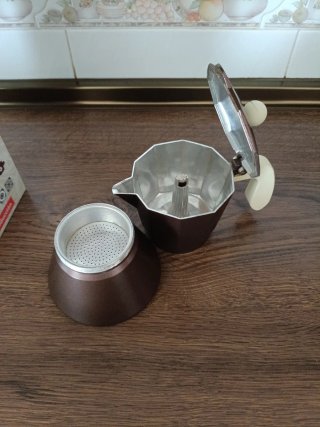 Cafetera Moka Marrón Habite