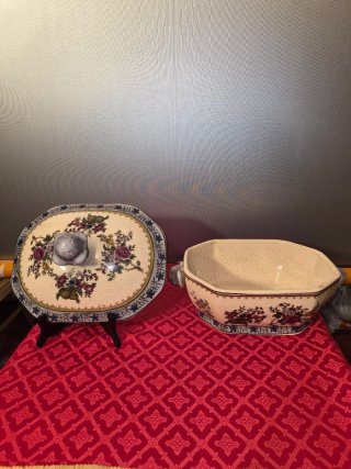 Sopera porcelana china.