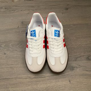 Adidas Samba OG Blancas y Rojas Talla 39
