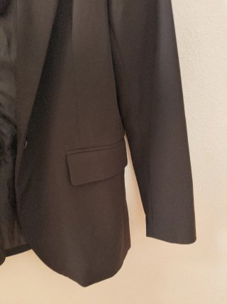 Chaqueta americana negra Stradivarius talla M