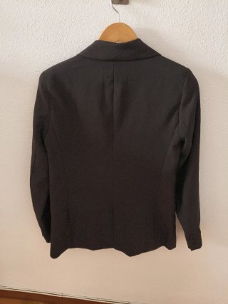 Chaqueta americana negra Stradivarius talla M