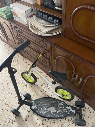 Pack bici y patinete infantil