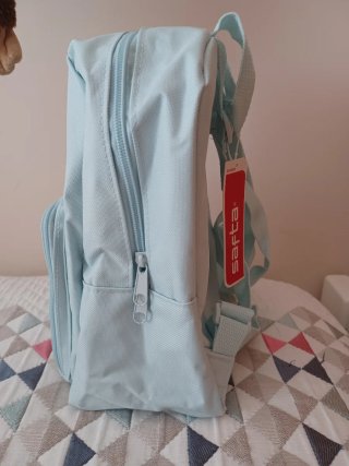 Mini mochila Safta de color turquesa/celeste