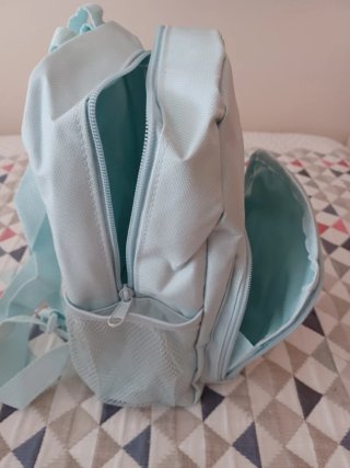 Mini mochila Safta de color turquesa/celeste