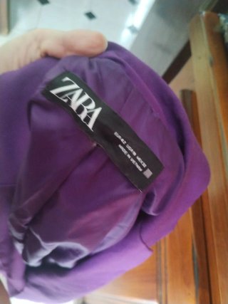 Chaqueta blazer morada mujer