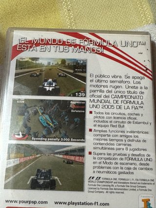 Videojuego Psp F1 grand Prix Fernando Alonso