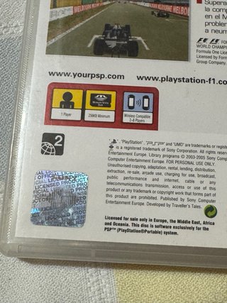 Videojuego Psp F1 grand Prix Fernando Alonso