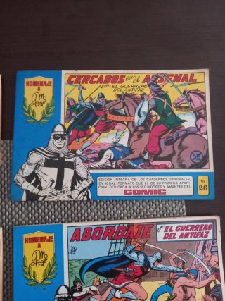Lote 4 Comics El Guerrero del Antifaz