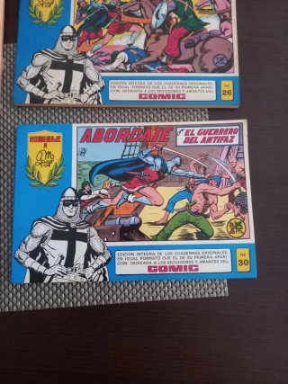 Lote 4 Comics El Guerrero del Antifaz