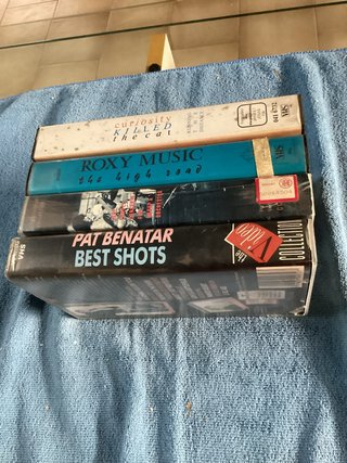 Vhs lotto vari artisti