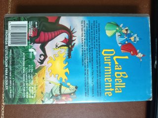 La Bella Durmiente (Sleeping Beauty) VHS Black Diamond prima edizione spagnola