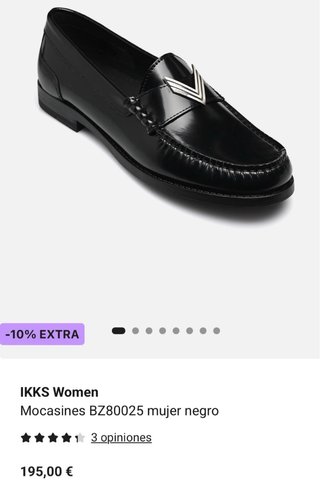Zapatos IKKS negros talla 38