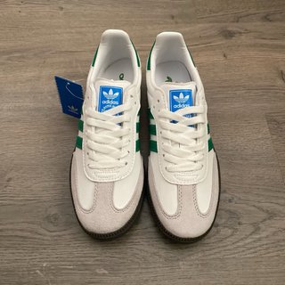 Adidas Samba OG Blancas Verdes | Talla 39 | Nuevas