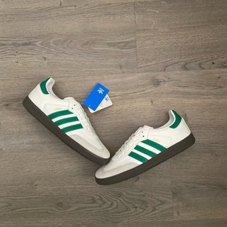 Adidas Samba OG Blancas Verdes | Talla 39 | Nuevas