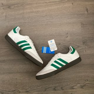 Adidas Samba OG Blancas Verdes | Talla 39 | Nuevas