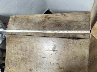 Pupitre antiguo de madera