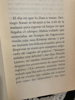 Crónica de una muerte anunciada. G. García Marquez