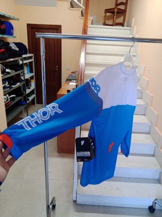camiseta NUEVA thor motocross talla L adulto