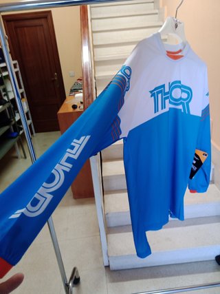 camiseta NUEVA thor motocross talla L adulto