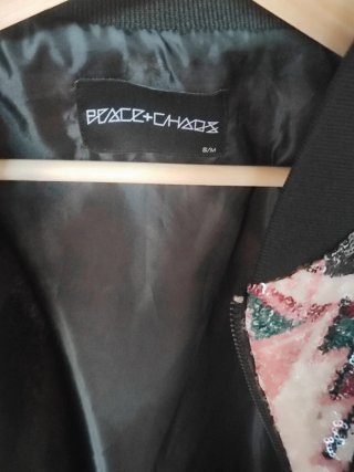 Chaqueta bomber lentejuelas peace+chaos.nueva.s/m