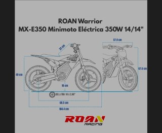 MINIMOTO ELECTRICA ROAN MX-E350
