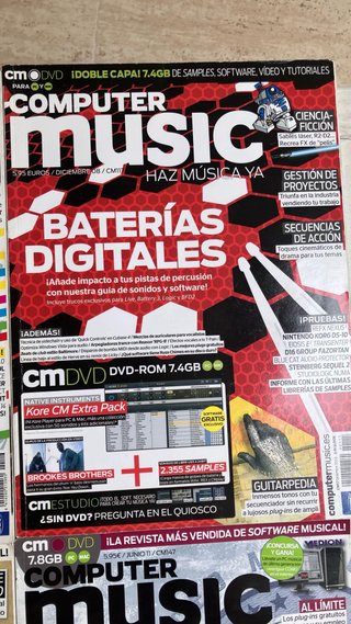 Lote revistas Computer Music