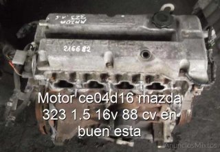 Motor ce04d16 mazda 323 1.5 16v 88 cv en buen esta
