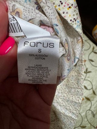 Estuche conjunto pijama corto flores