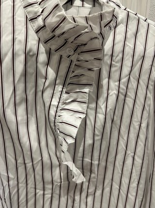 Camisa volantes mujer