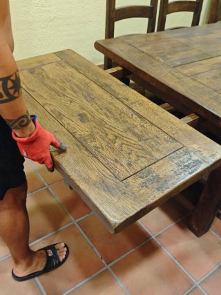 Mesa madera maciza